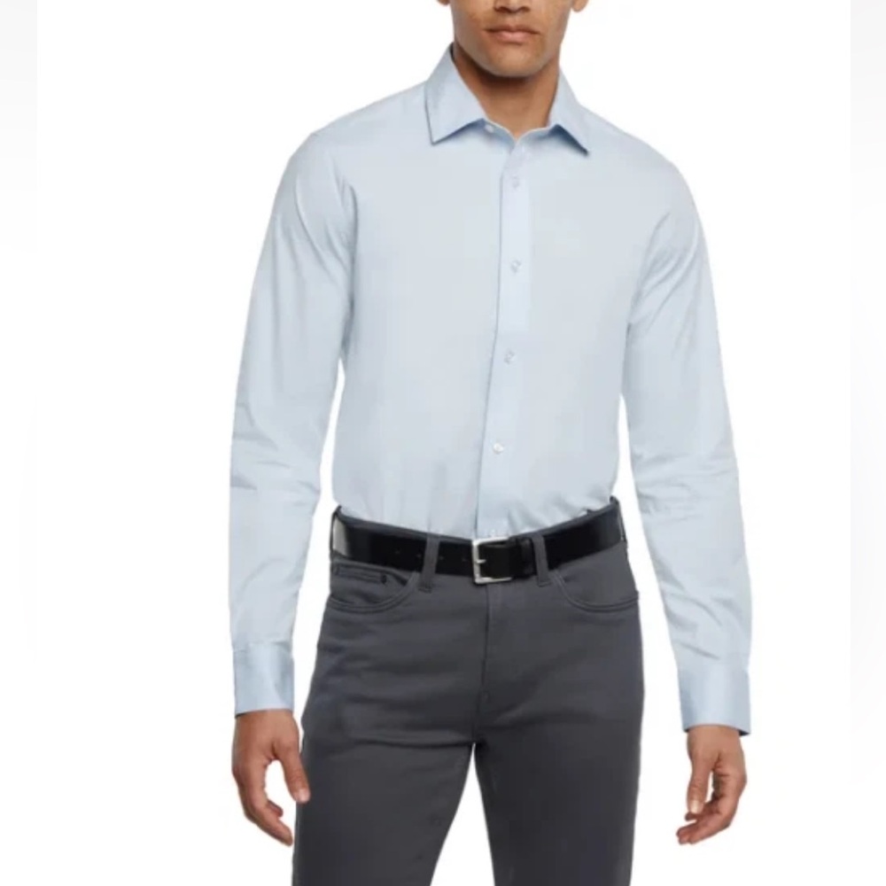 Banana Republic Men's Sky Blue Dress Shirt